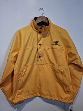 New Balance Vintage Women’s Yellow Windbreaker Pullover Jacket